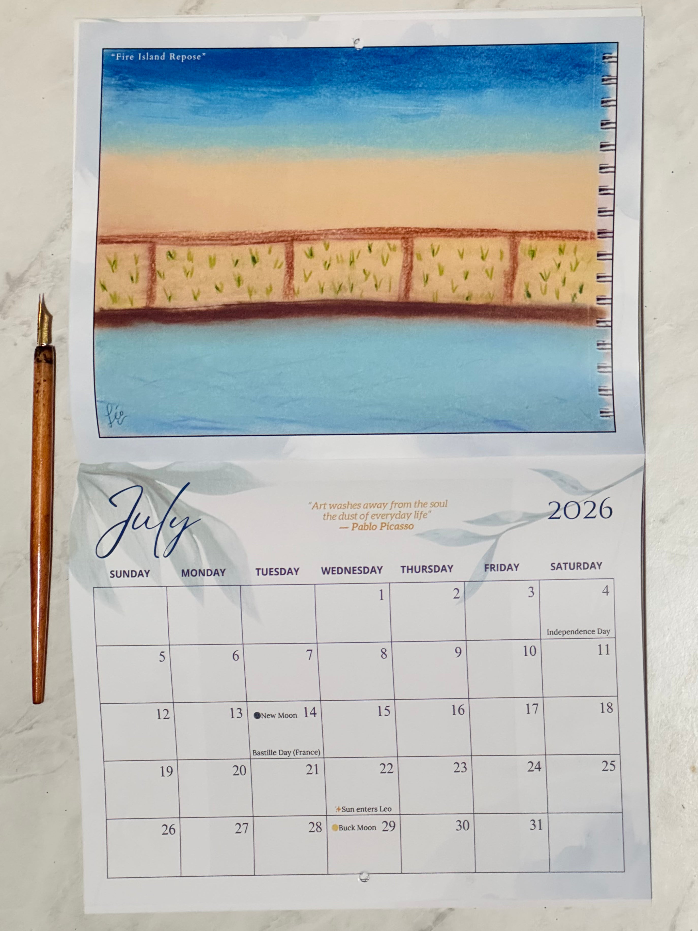2026 LL Art Calendar!!