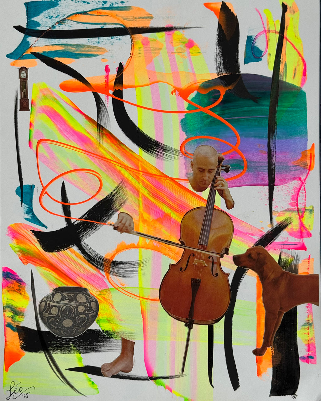 Mellow Fellow with Cello in Yellow (2025)