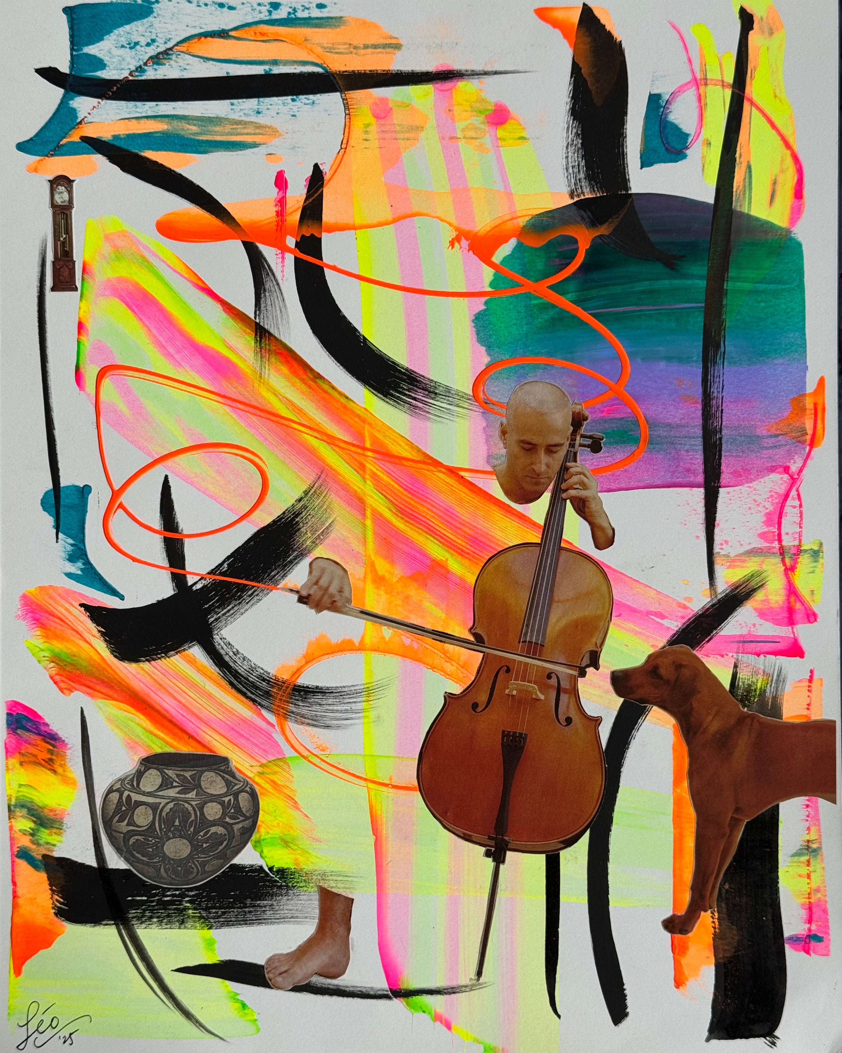 Mellow Fellow with Cello in Yellow (2025)