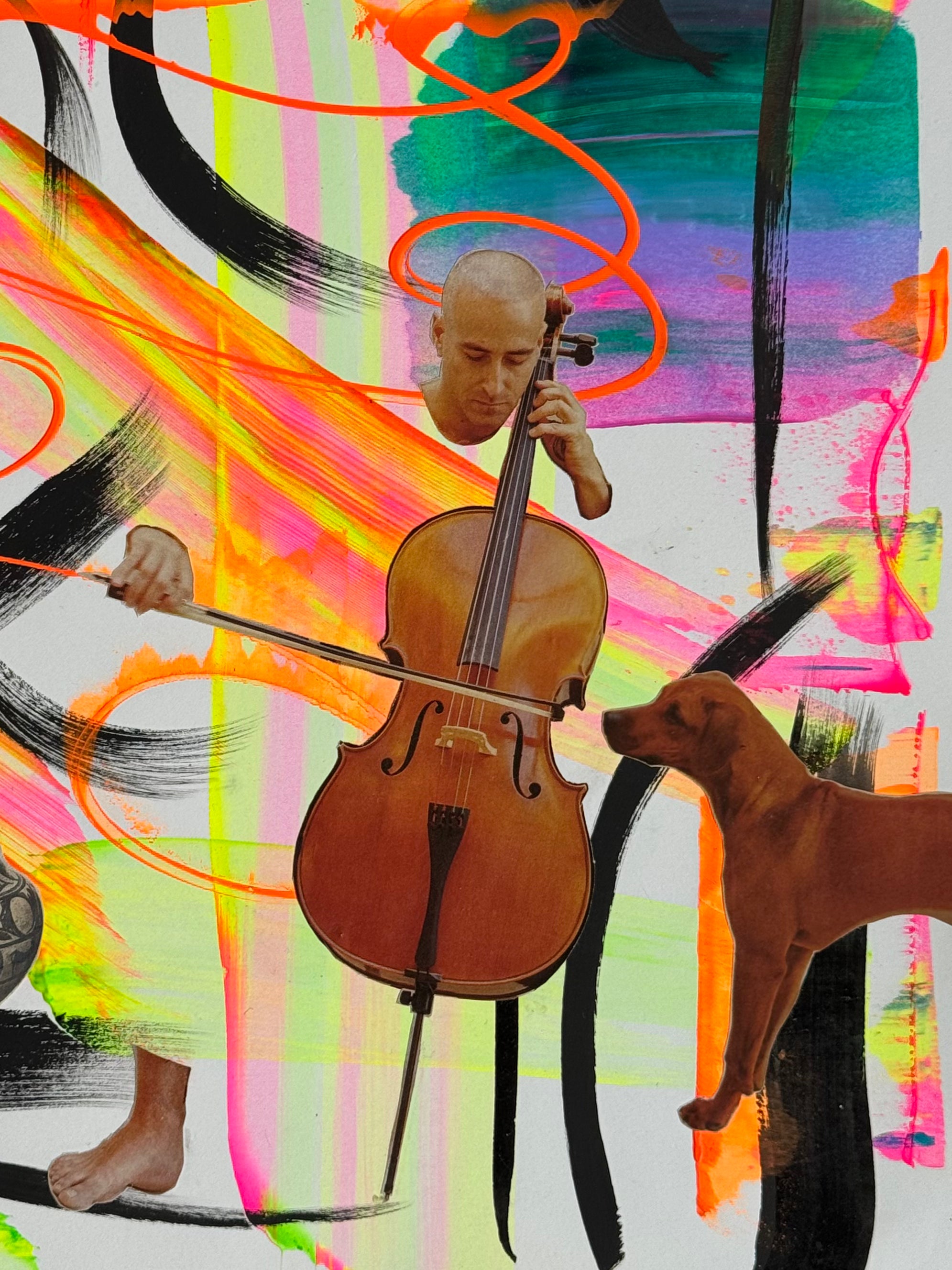 Mellow Fellow with Cello in Yellow (2025)